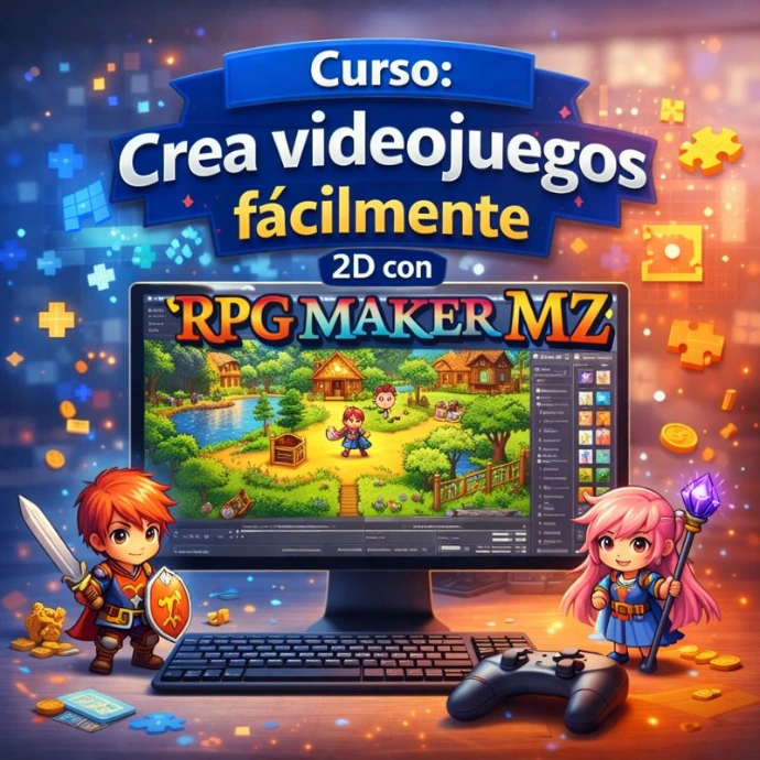 Curso de Creación de Videojuegos en 2D con RPG MAKER ¡Sin programación requerida!